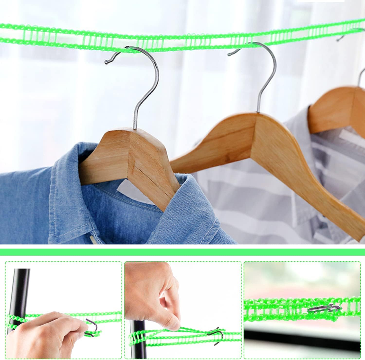 Solução de varal portátil