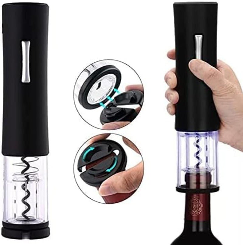 Abertura de garrafas de vinho sem esforço: Abridor de garrafas de vinho elétrico - Innovoda