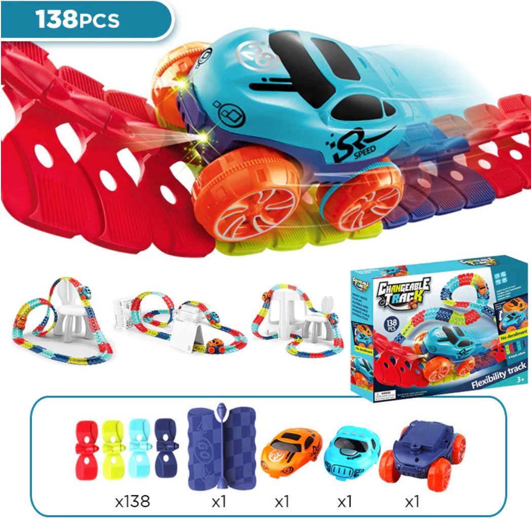 Circuito modelável com carro anti-gravidade - 46 PCS - Innovoda