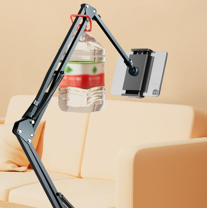 Conveniência perfeita: Suporte para telemóvel e tablet escondido na cabeceira da cama