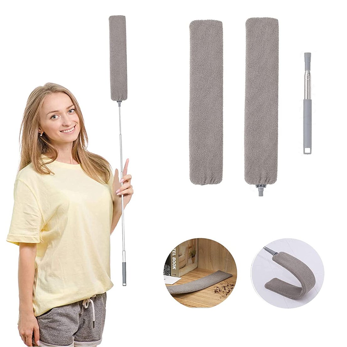 Espanador telescópico de microfibras - Innovoda