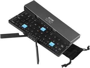 O melhor companheiro de viagem: Mini teclado Bluetooth dobrável - Innovoda