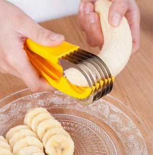 Simplifique o seu lanche com os nossos utensílios para cortar bananas em aço inoxidável - Innovoda