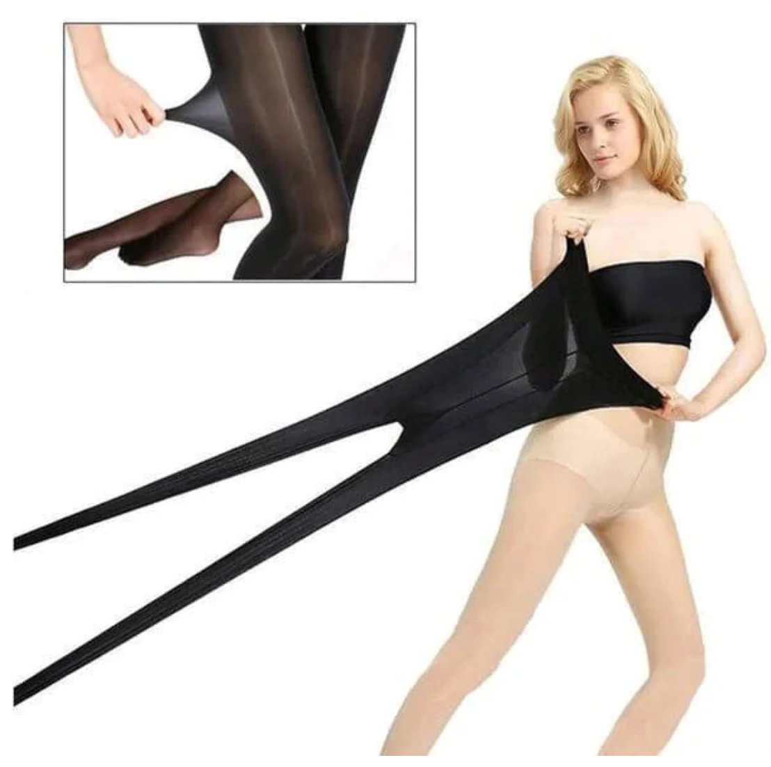 Collants indestrutíveis para modelar o corpo - 1 comprado = 1 grátis  - Tamanho único (S a XXL)