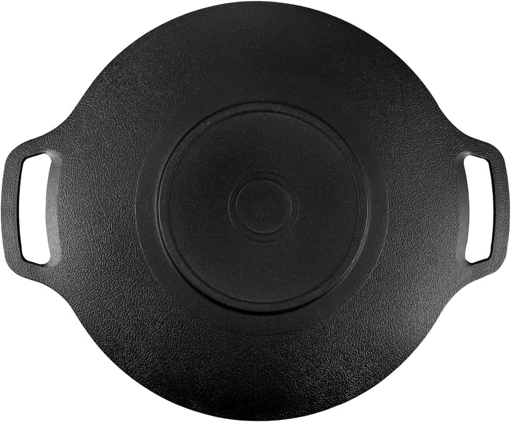 Delícia do mestre da grelha: Panela de grelhar redonda antiaderente para churrasco