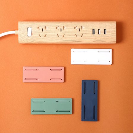 Fixador de Tomada de Escritório Auto-Adesivo - 6 pcs - Innovoda