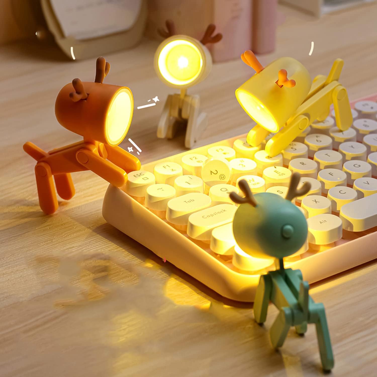 Ilumine o seu espaço com o nosso candeeiro de secretária LED em forma de cão - Innovoda