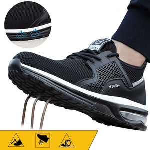 Máximo conforto e segurança: Sapatos com biqueira de aço - Innovoda