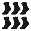 Meias térmicas em veludo, nylon e lã sem costuras - Tamanho único 35-40 (6 pares) - Innovoda