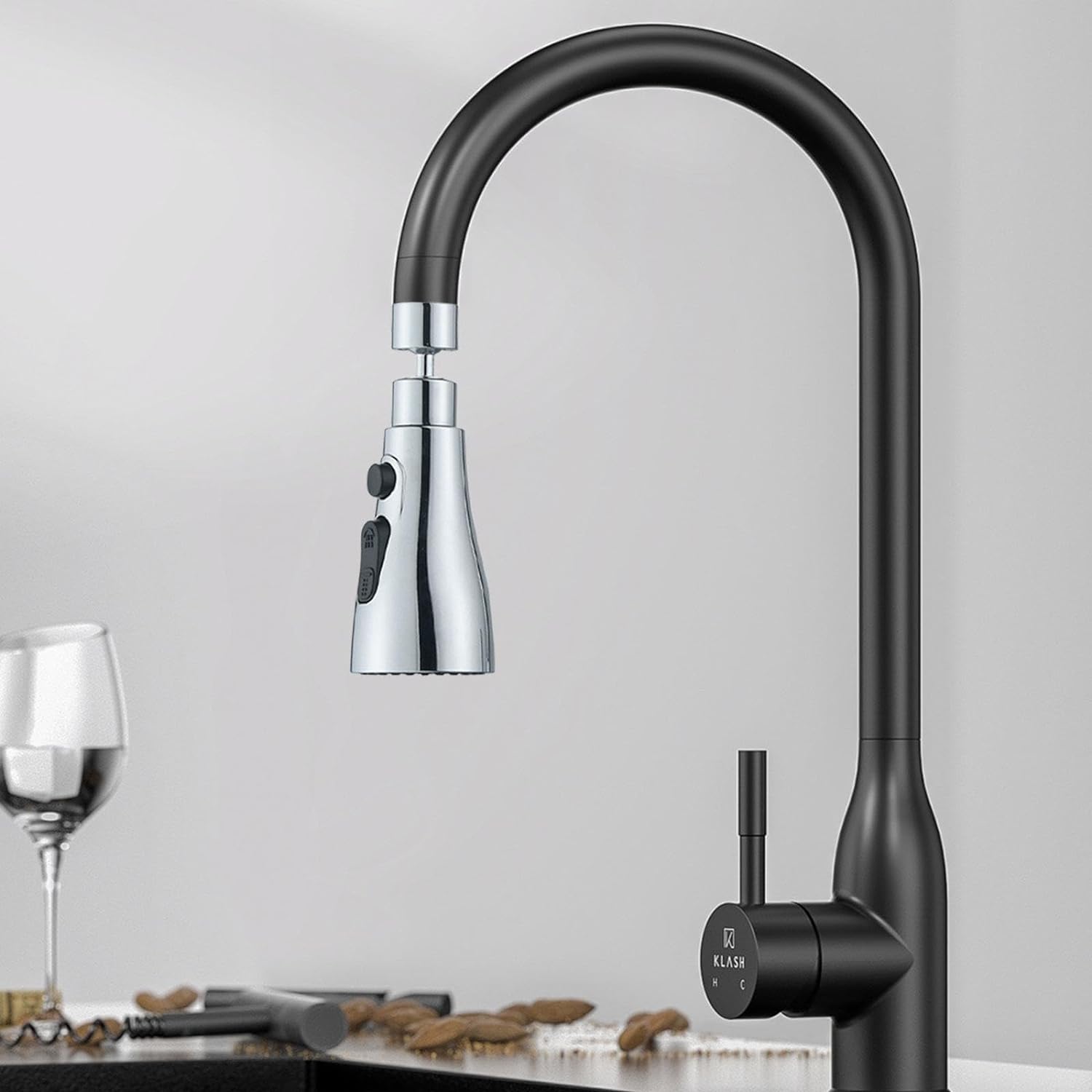 Melhore o seu lava-loiça com um pulverizador de torneira giratório de 360° com 3 funções - Innovoda