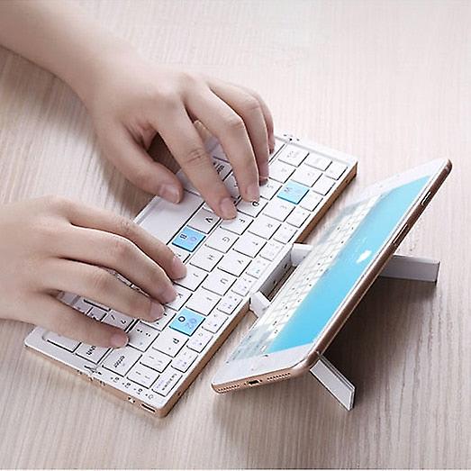 O melhor companheiro de viagem: Mini teclado Bluetooth dobrável - Innovoda