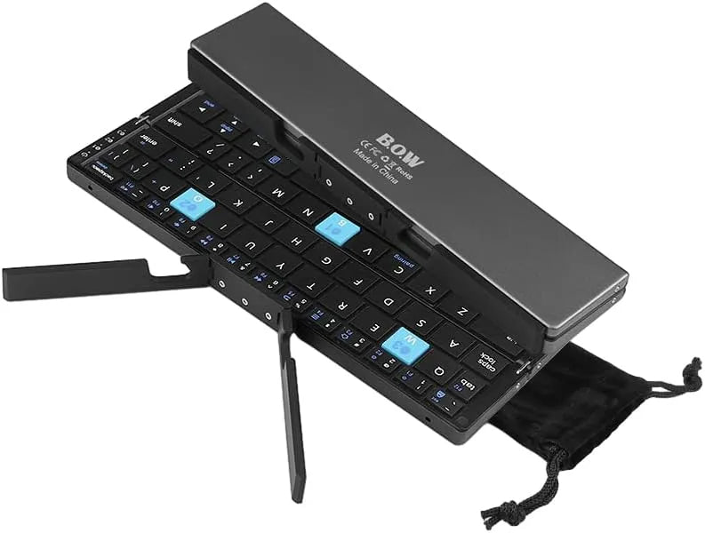 O melhor companheiro de viagem: Mini teclado Bluetooth dobrável - Innovoda