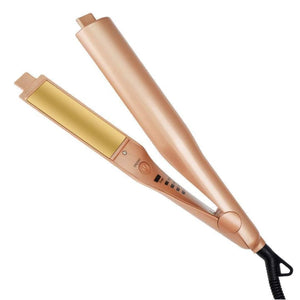 O Modelador 2 em 1 versátil: Alise e enrole o seu cabelo com elegância! - Innovoda